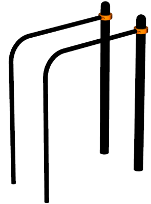 Воркаут брусья приставные ВС-39 в Краснодаре