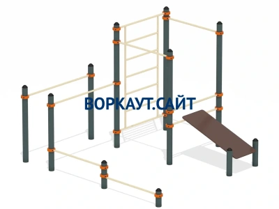 Спортивный комплекс воркаут ВС-43 в Краснодаре