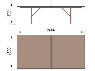Теннисный стол МАФ 3517 в Краснодаре