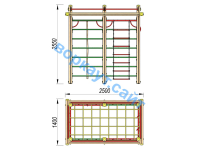 Детский спортивный комплекс ДСК 3108 в Краснодаре