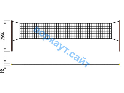 Волейбольные стойки СИО 3515 в Краснодаре