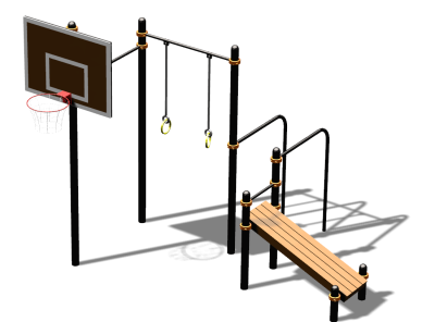 Спортивный комплекс воркаут ВС-143 в Краснодаре