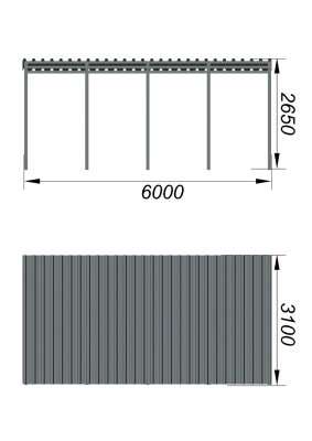 Теневой навес трибун МАФ 4130 в Краснодаре