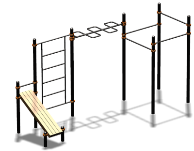 Спортивный комплекс воркаут ВС-74 в Краснодаре