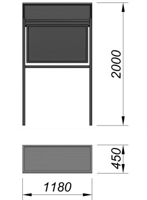 Информационный стенд МАФ 6006 в Краснодаре