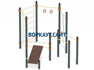 Спортивный комплекс воркаут ВС-49 в Краснодаре