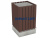 Урна деревянная квадратная с бетонным основанием МАФ 1633 в Краснодаре